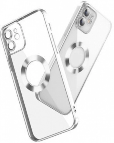 Apple iPhone 11 Kılıf Kamera Korumalı Silikon Logo Açık Omega Kapak - Yeşil