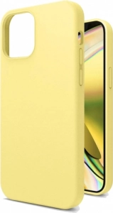 Apple iPhone 12 Mini (5.4) Kılıf İçi Kadife Mat Yüzey LSR Serisi Kapak - Sarı