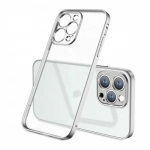 Apple iPhone 12 Pro (6.1) Kılıf Renkli Mat Esnek Kamera Korumalı Silikon G-Box Kapak - Gümüş