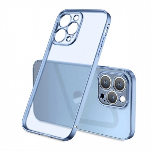 Apple iPhone 12 Pro (6.1) Kılıf Renkli Mat Esnek Kamera Korumalı Silikon G-Box Kapak - Lacivert