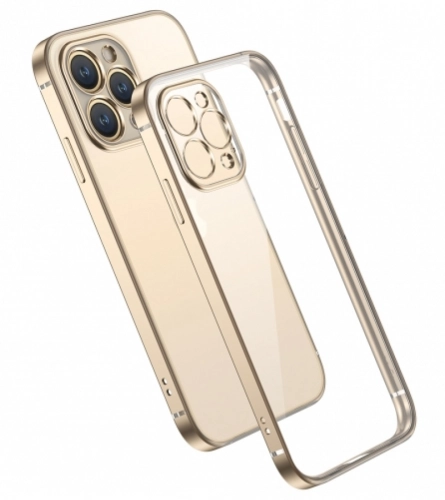 Apple iPhone 13 (6.1) Kılıf Renkli Esnek Kamera Korumalı Silikon G-Box Kapak - Rose Gold