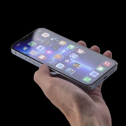 Apple iPhone 13 Pro (6.1) Ekran Koruyucu Cam Zore Hizalama Aparatlı Hadid Glass  - Siyah