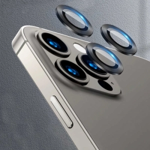 Apple iPhone 13 Pro Max (6.7) Kamera Lens Koruyucu CL-02 - Siyah