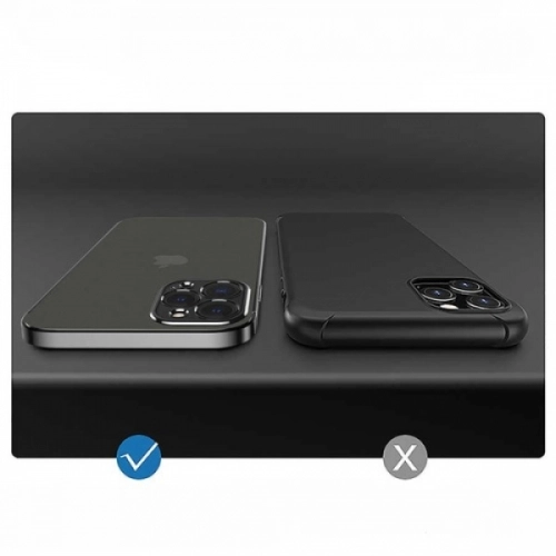 Apple iPhone 13 Pro Max (6.7) Kılıf Renkli Mat Esnek Kamera Korumalı Silikon G-Box Kapak - Siyah