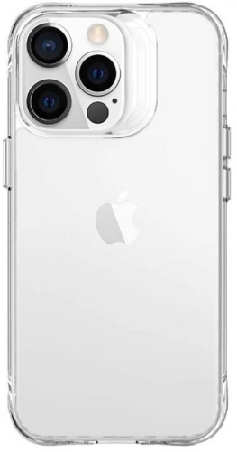 Apple iPhone 13 Pro Max (6.7) Kılıf Zore Şeffaf Ultra İnce Airbag Tasarımlı Okka Kapak - Şeffaf