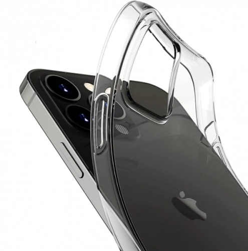 Apple iPhone 14 Plus (6.7) Kılıf İnce Esnek Süper Silikon 0.3mm - Şeffaf