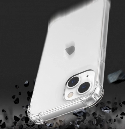 Apple iPhone 14 Plus (6.7) Kılıf Köşe Korumalı Airbag Şeffaf Silikon Anti-Shock