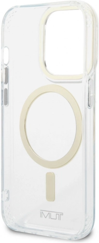 Apple iPhone 14 Pro Max (6.7) Kılıf TUMI Magsafe Şarj Özellikli Airbag Tasarımlı Kapak - Şeffaf
