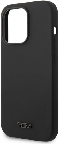 Apple iPhone 14 Pro Max (6.7) Kılıf TUMI Magsafe Şarj Özellikli Liquid Silikon Kapak - Siyah