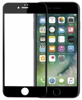 Apple iPhone 7 5D Tam Kapatan Kenarları Kırılmaya Dayanıklı Cam Ekran Koruyucu - Siyah