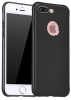 Apple iPhone 8 Plus Kılıf İnce Mat Esnek Silikon - Siyah