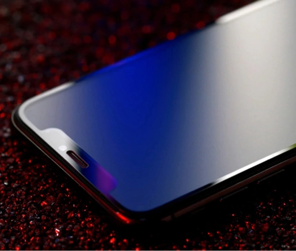 Apple iPhone SE 2 (2020) Ekran Koruyucu Fiber Tam Kaplayan Nano - Beyaz