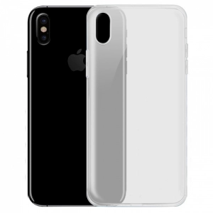 Apple iPhone X Kılıf Ultra İnce Kaliteli Esnek Silikon 0.2mm - Şeffaf