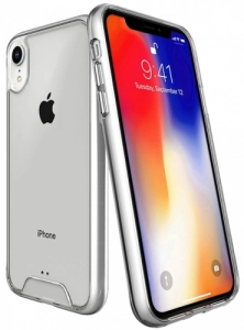 Apple iPhone Xr Kılıf Clear Guard Serisi Gard Kapak - Şeffaf