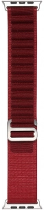 Apple Watch 38mm Zore Band-74 Hasır Kordon - Koyu Kırmızı