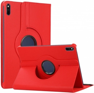 Huawei MatePad 11 2021 Tablet Kılıfı 360 Derece Dönebilen Standlı Kapak - Kırmızı
