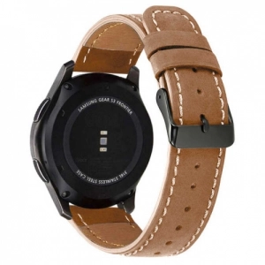 Huawei Watch GT 3 46mm Deri Kordon KRD-29 - Kahverengi