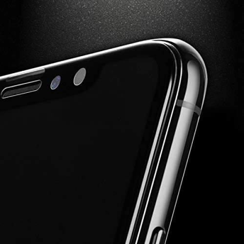 Huawei Y6p 5D Tam Kapatan Kenarları Kırılmaya Dayanıklı Cam Ekran Koruyucu - Siyah