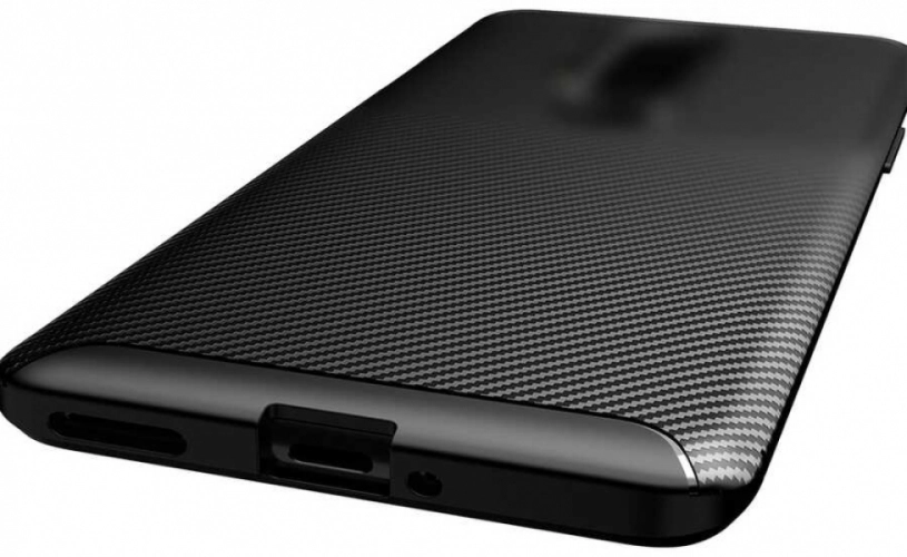 OnePlus 8 Pro Kılıf Karbon Serisi Mat Fiber Silikon Negro Kapak - Lacivert