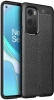 OnePlus 9 Pro Kılıf Deri Görünümlü Parmak İzi Bırakmaz Niss Silikon - Siyah