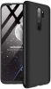 Oppo A9 2020 Kılıf 3 Parçalı 360 Tam Korumalı Rubber AYS Kapak  - Siyah