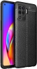 Oppo Reno 5 Lite Kılıf Deri Görünümlü Parmak İzi Bırakmaz Niss Silikon - Siyah