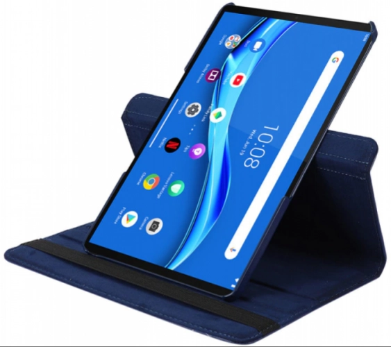 Apple iPad Air 4 10.9 inç 2020  Tablet Kılıfı 360 Derece Dönebilen Standlı Kapak - Mavi