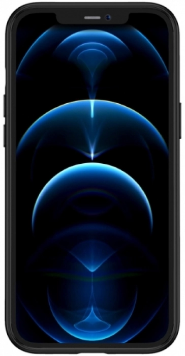 Apple iPhone 12 Pro Max (6.7) Kılıf Arkası Cam Kenarları Silikon Hom Kapak - Mor