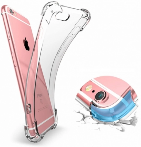 Apple iPhone 6s / 6 Kılıf Köşe Korumalı Airbag Şeffaf Silikon Anti-Shock