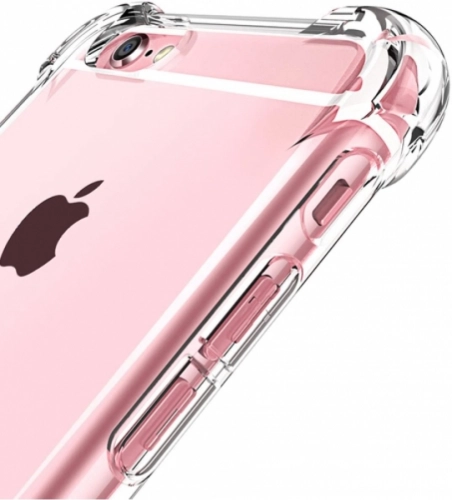 Apple iPhone 7 Kılıf Köşe Korumalı Airbag Şeffaf Silikon Anti-Shock