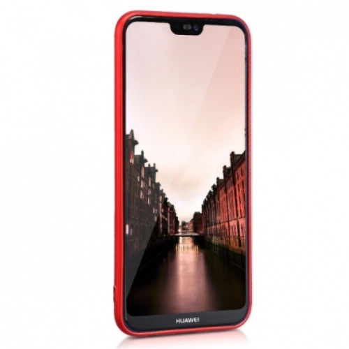 Huawei Honor Play Kılıf İnce Mat Esnek Silikon - Kırmızı