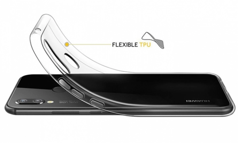 Huawei P20 Kılıf Ultra İnce Kaliteli Esnek Silikon 0.2mm - Şeffaf