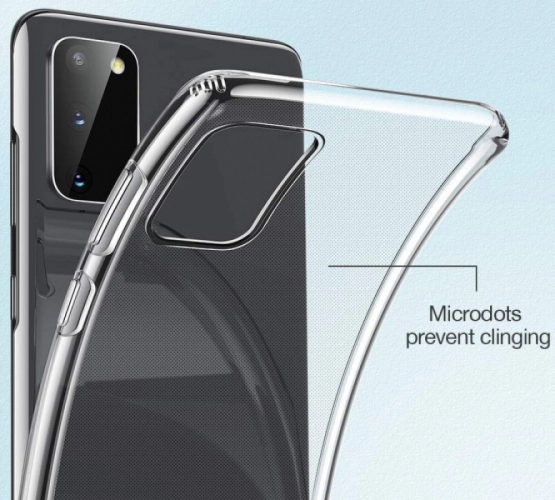 Samsung Galaxy S20 Plus Kılıf Ultra İnce Esnek Süper Silikon 0.3mm - Şeffaf