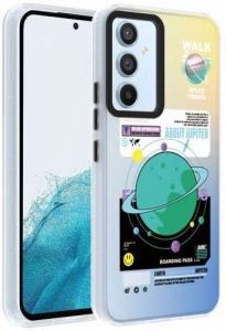 Samsung Galaxy A14 Kılıf Desenli Zore Dragon Sert Kapak - Gezegen