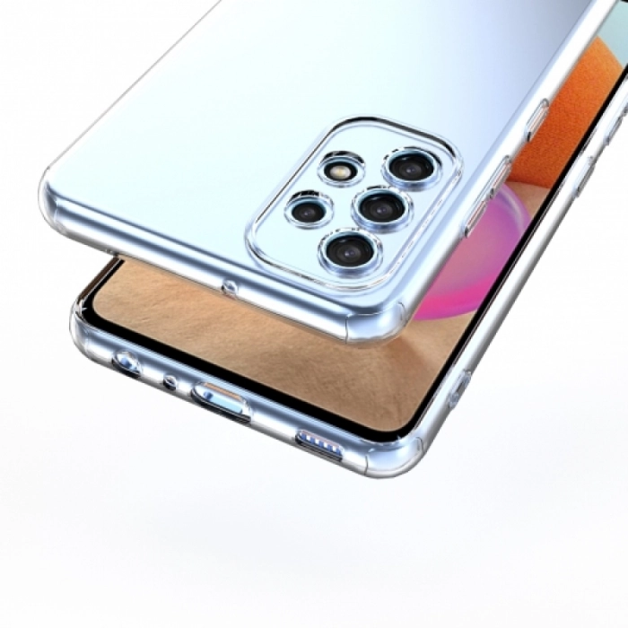 Samsung Galaxy A23 Kılıf Ultra İnce Esnek Süper Silikon 0.3mm - Şeffaf