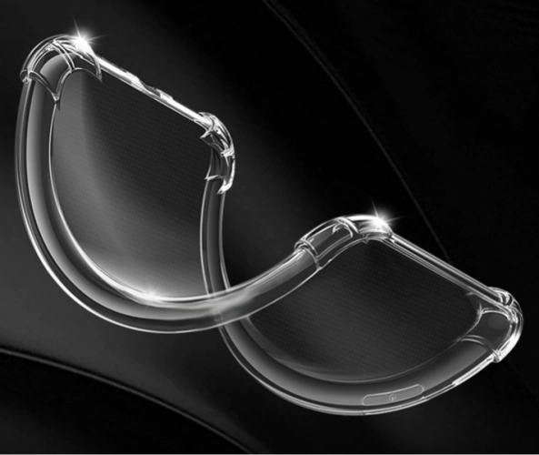 Samsung Galaxy A52 Kılıf Köşe Korumalı Airbag Şeffaf Silikon Anti-Shock