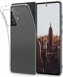 Samsung Galaxy A52s Kılıf Ultra İnce Esnek Süper Silikon 0.3mm - Şeffaf