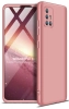 Samsung Galaxy A71 Kılıf 3 Parçalı 360 Tam Korumalı Rubber AYS Kapak  - Rose Gold