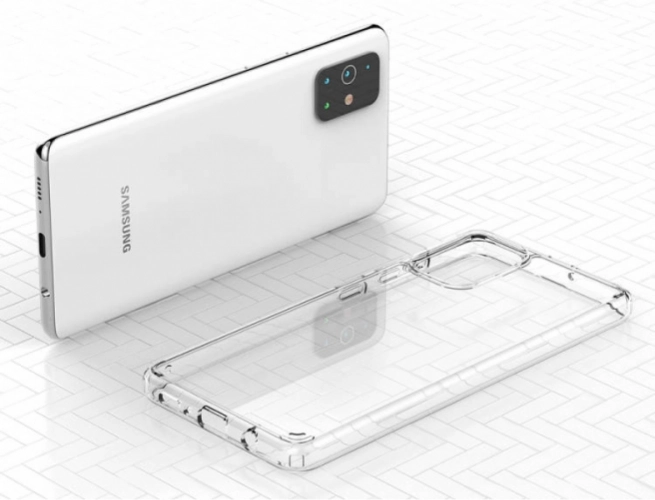 Samsung Galaxy A71 Kılıf Korumalı Kenarları Silikon Arkası Sert Coss Kapak  - Şeffaf