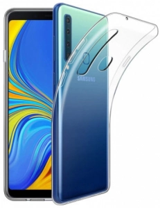 Samsung Galaxy A9 2018 Kılıf Ultra İnce Esnek Süper Silikon 0.3mm - Şeffaf