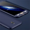 Samsung Galaxy J5 Pro Kılıf 3 Parçalı 360 Tam Korumalı Rubber AYS Kapak  - Lacivert