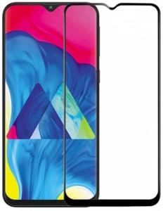 Samsung Galaxy M21 Ekran Koruyucu Fiber Tam Kaplayan Nano - Siyah