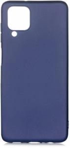 Samsung Galaxy M32 Kılıf İnce Mat Esnek Silikon - Lacivert