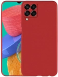 Samsung Galaxy M33 5G Kılıf İnce Mat Esnek Silikon - Kırmızı