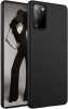 Samsung Galaxy Note 20 Kılıf İnce Mat Esnek Silikon - Siyah