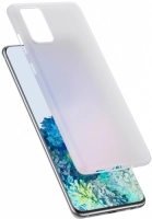 Samsung Galaxy S20 Plus Kılıf Mat Şeffaf Esnek Kaliteli Ultra İnce PP Silikon  - Beyaz