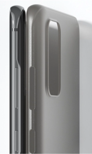Samsung Galaxy S20 Plus Kılıf Mat Şeffaf Esnek Kaliteli Ultra İnce PP Silikon  - Siyah
