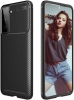 Samsung Galaxy S21 FE Kılıf Karbon Serisi Mat Fiber Silikon Negro Kapak - Siyah