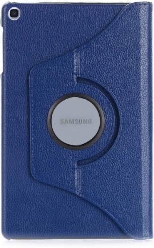 Samsung Galaxy Tab A 8 (T290) Tablet Kılıfı 360 Derece Dönebilen Standlı Kapak - Lacivert