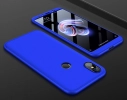 Xiaomi Mi 6X Kılıf 3 Parçalı 360 Tam Korumalı Rubber AYS Kapak  - Mavi
